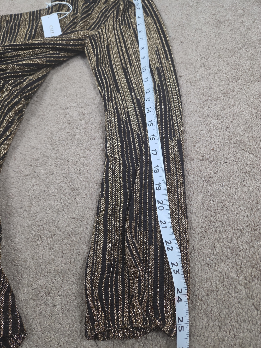 Gold One-Shoulder Party Dress - Picture 9 of 9